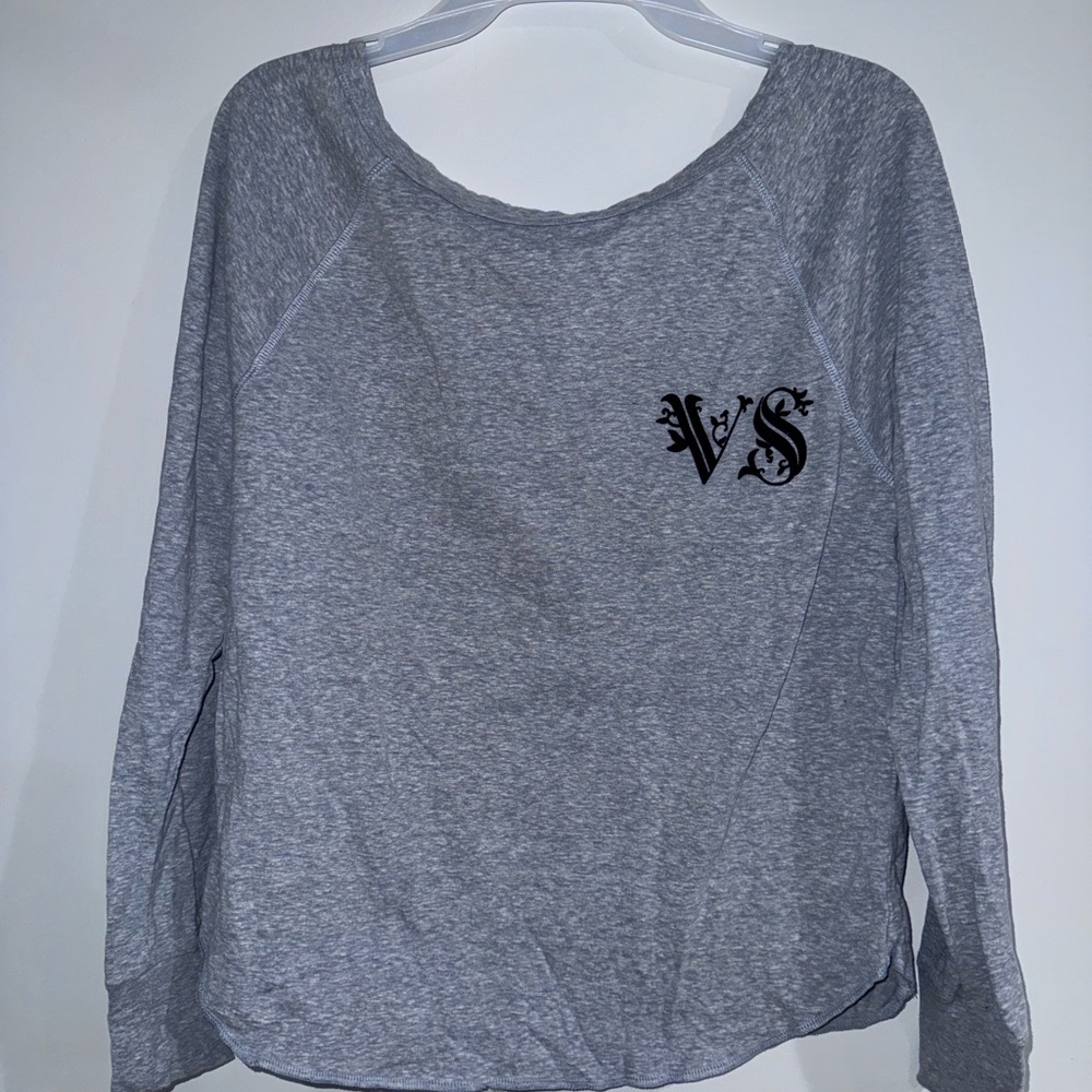 Victoria's Secret Gray Sweatshirt with Logo